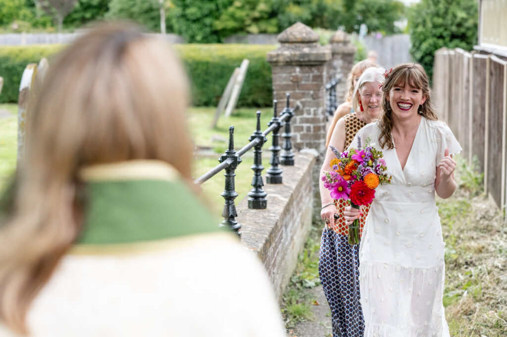 bride arrival