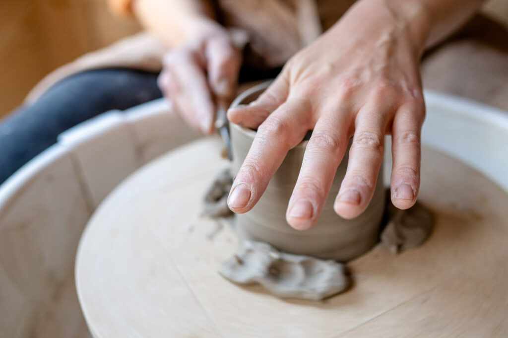 pottery studio photography