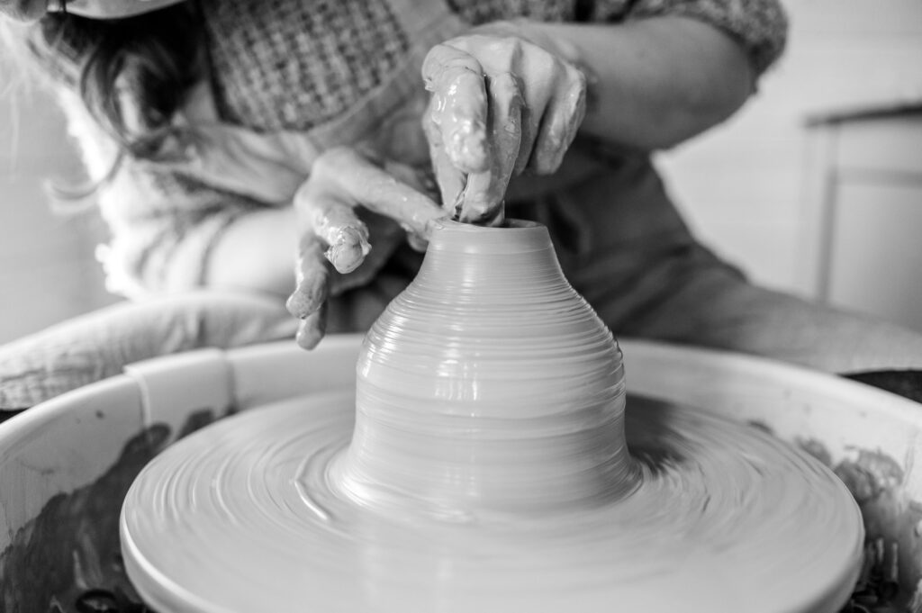pottery studio photography