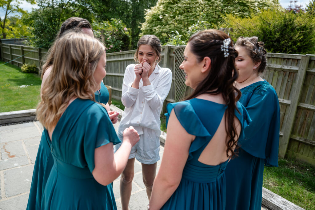 bridesmaid first look