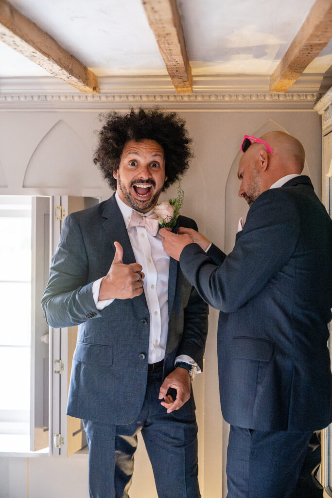 groom preparation