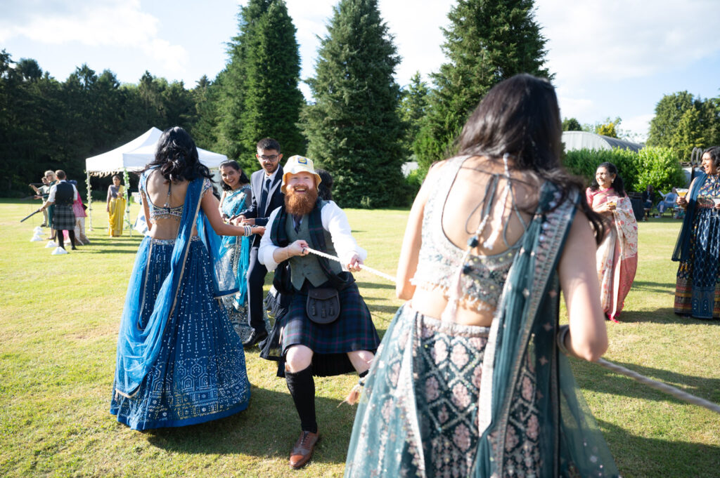 Wedding tug of war