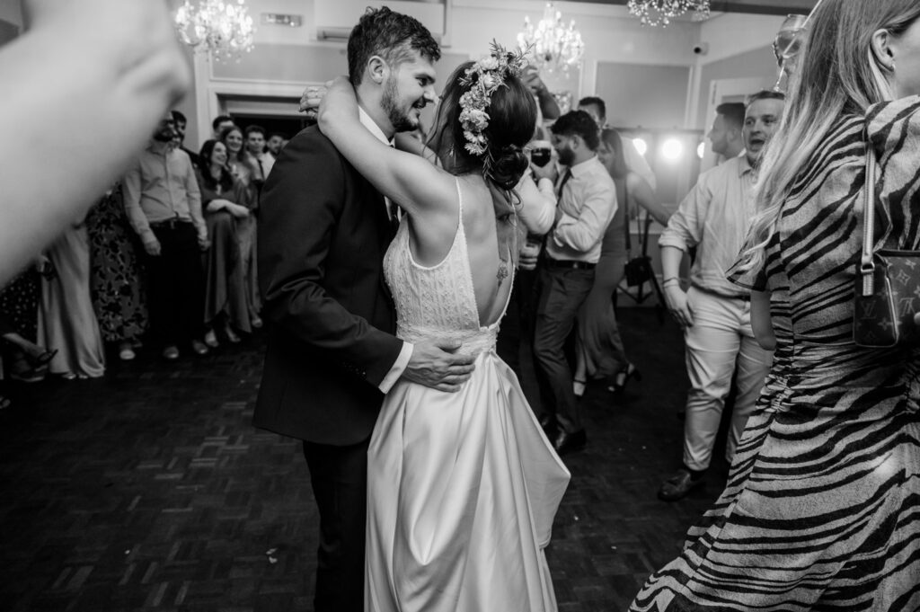 Wedding dancefloor photography