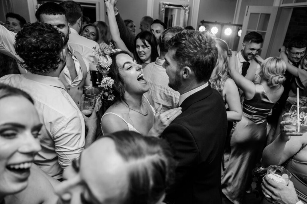 Wedding dancefloor photography