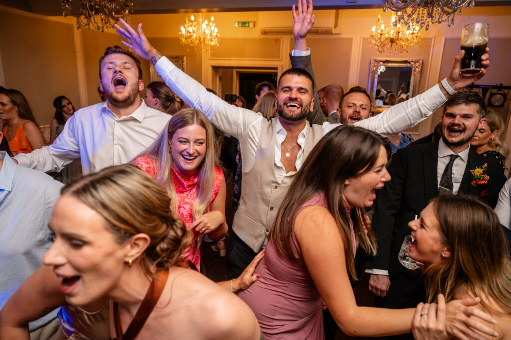 Wedding dancefloor photography