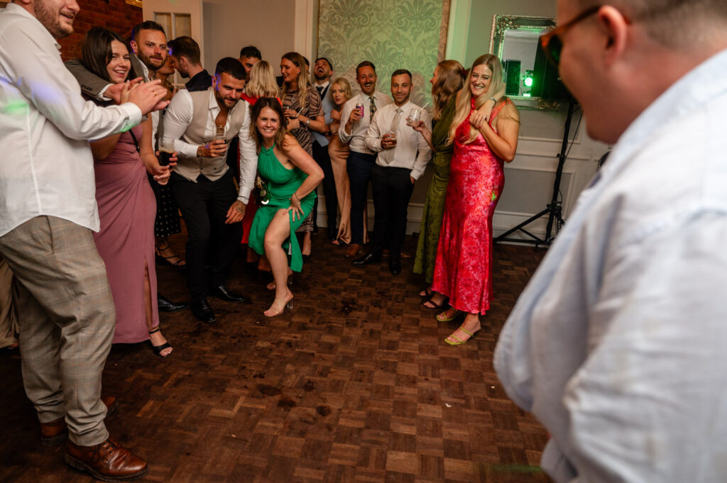 Wedding dancefloor photography