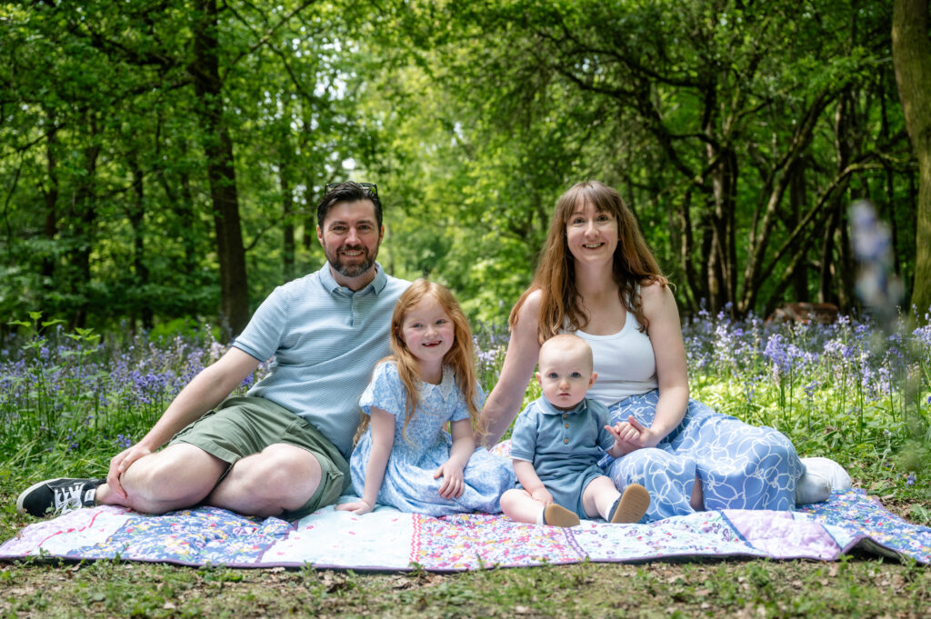 family bluebell photographer