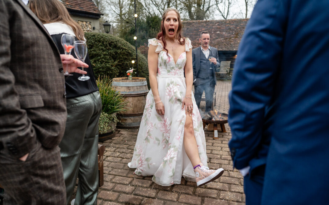 Kristin & Simon’s Old Luxters Barn Micro-Wedding Elopement