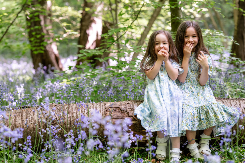 Hertfordshire bluebell family photography