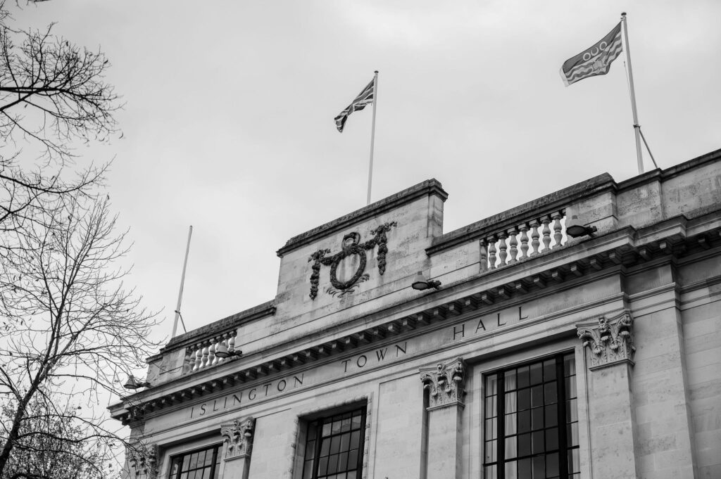 Islington Town Hall - a London micro wedding venue