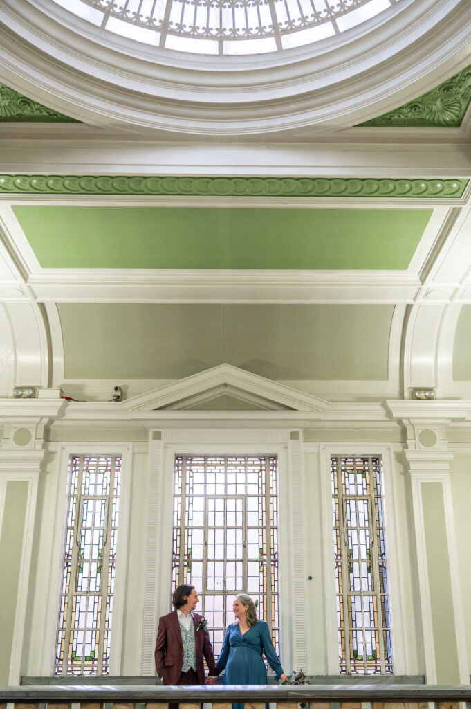 Architecture at Islington Town Hall Micro-wedding
