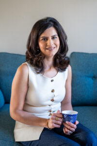 relaxed natural headshot of small business owner in Watford