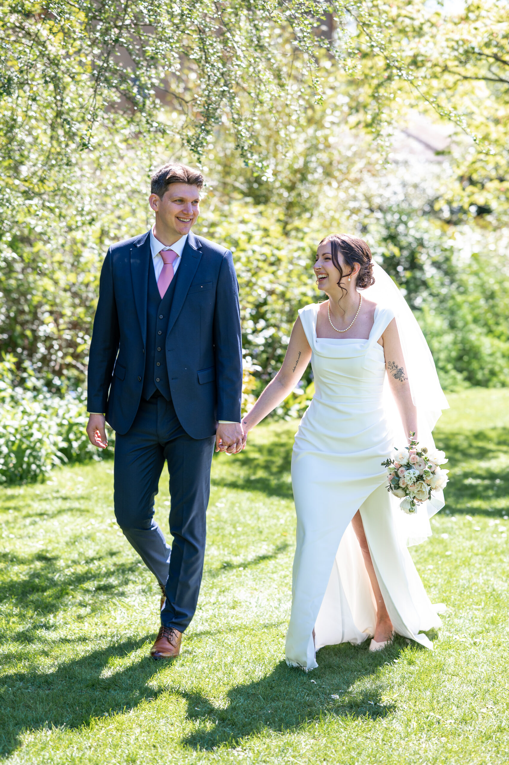 260424Beth&Oli_CheslynGardens-158 bride and groom have photos in cheslyn gardens after their small micro-wedding at cheslyn house, watford