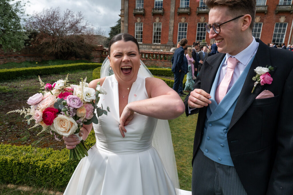 Confetti fun at Berwick House, Shrewsbury