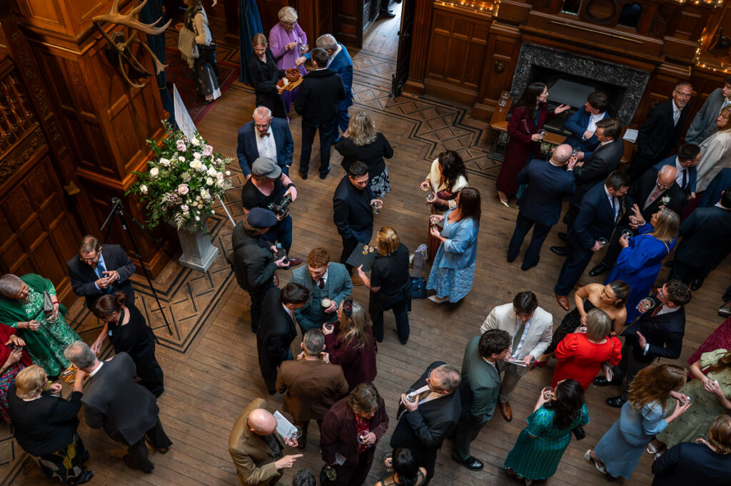 Drinks reception at Berwick House, Shrewsbury