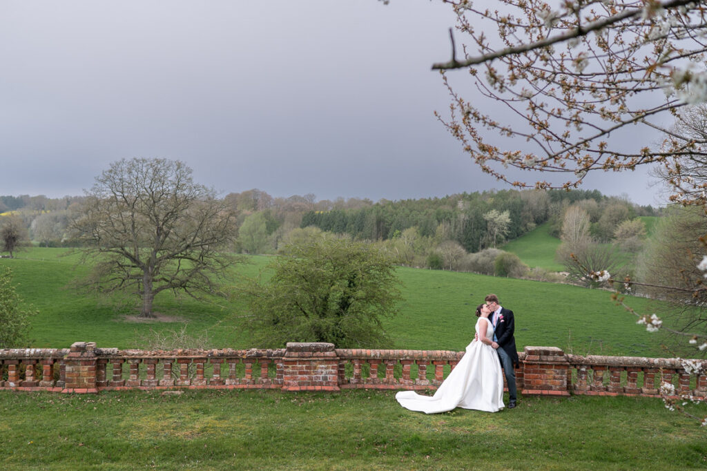 beautiful scenery for wedding portraits at Berwick House, Shrewsbury