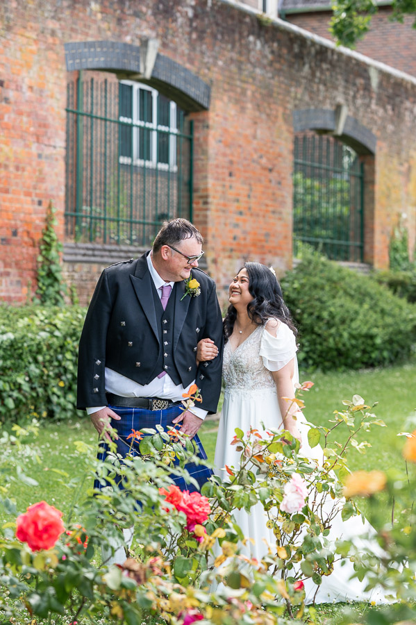 Couple portraits at a St Albans Register Office Wedding by As You Are Photography